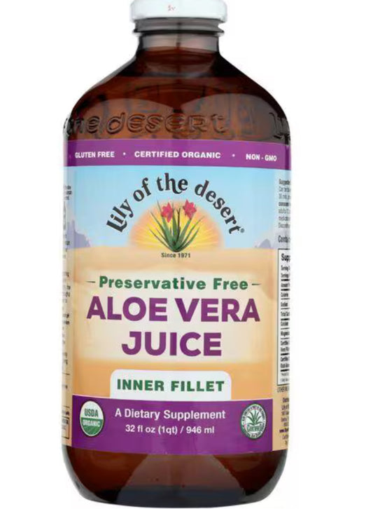 Preservative Free Aloe Vera Juice - Inner Fillet