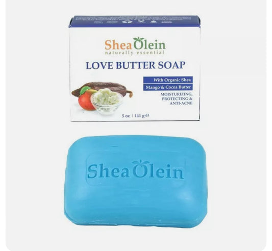 Shea Olein Love Butter Soap All Natural Body Moisturizing Anti-Acne Soap - 5 oz.