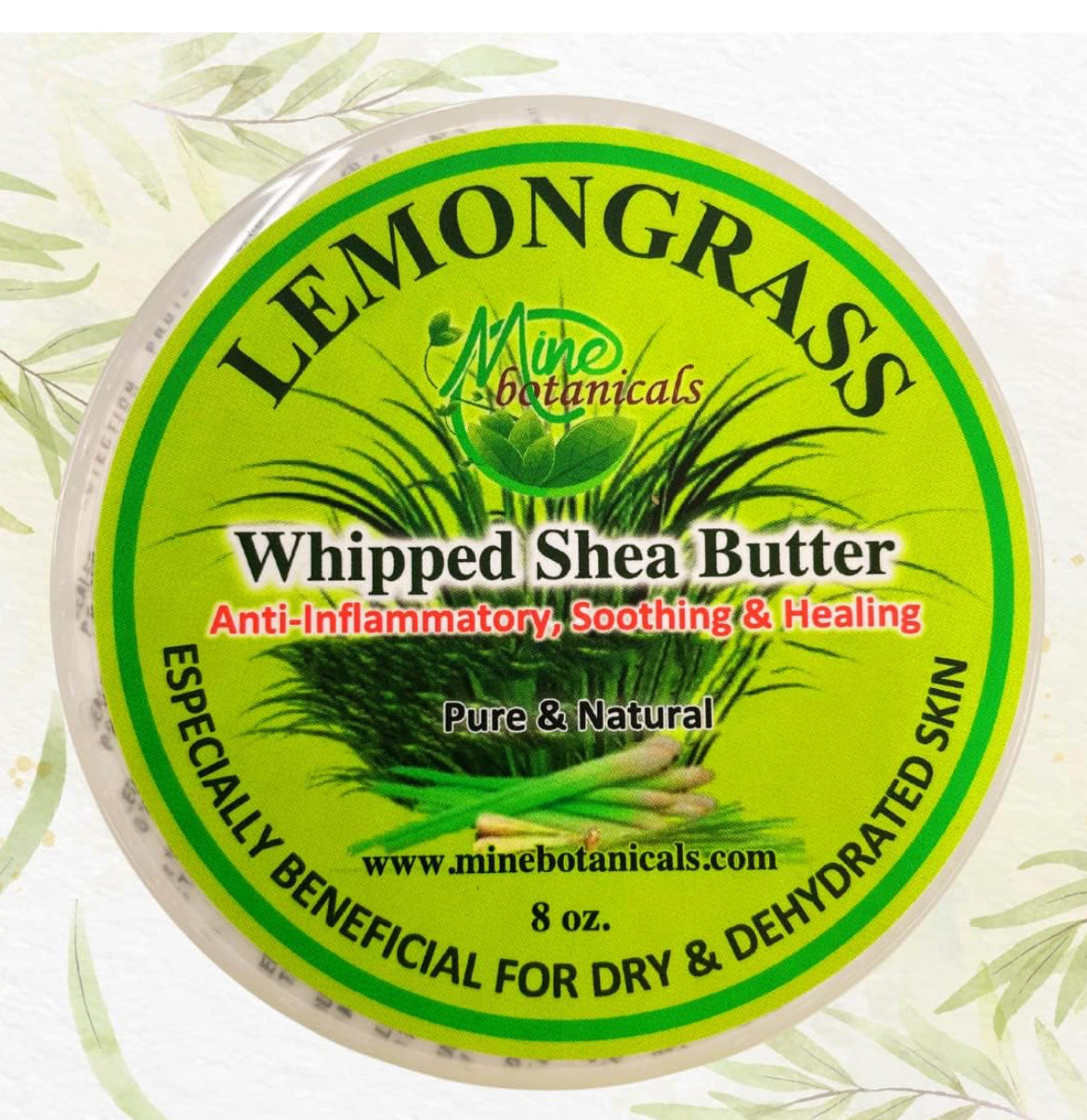 Mine Botanicals Lemongrass Whipped Shea Butter