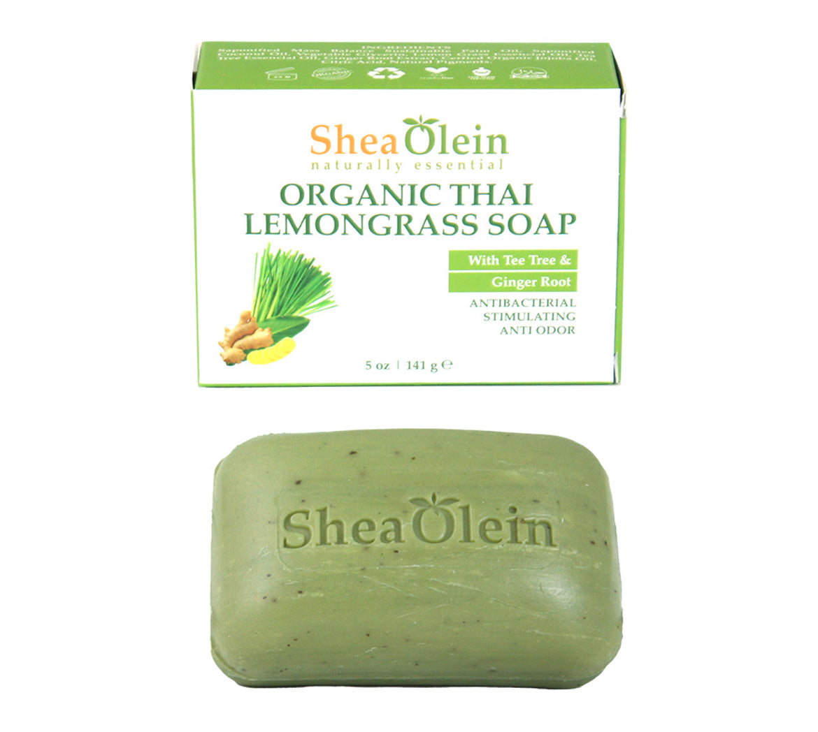 Shea Olein: Organic Thai Lemongrass Soap - 5 oz.