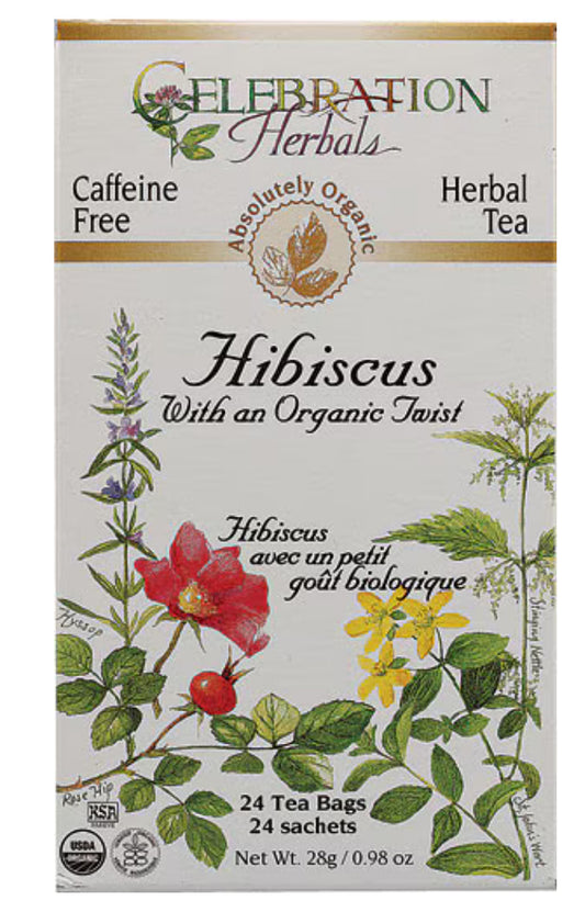 Celebration Herbals Hibiscus With an Organic Twist Tea