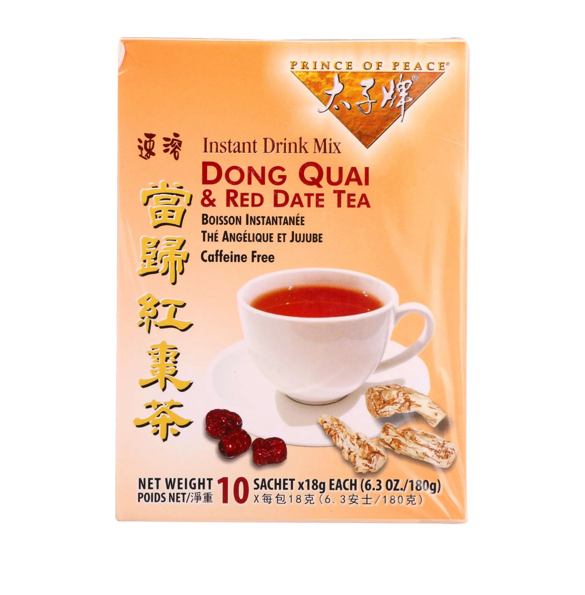 Prince of Peace Instant Beverage, Dong Quai Red Date Tea