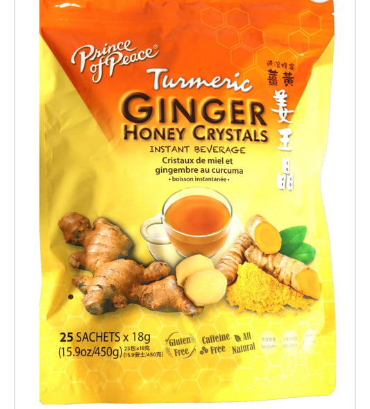 Prince of Peace Turmeric ginger honey crystals
