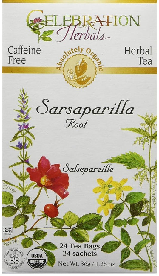 Celebration Herbals Organic Sarsaparilla Root Tea