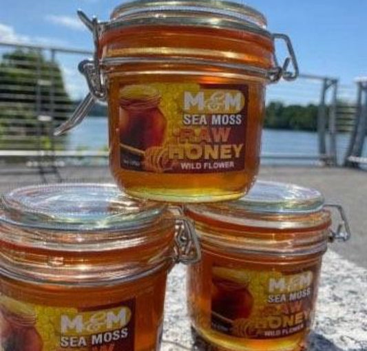 M&M Sea Moss Honey (Red Clover)