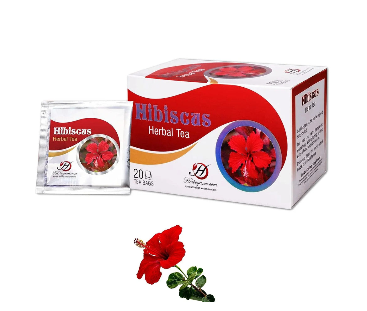 HERBOGANIC Hibiscus Herbal Tea