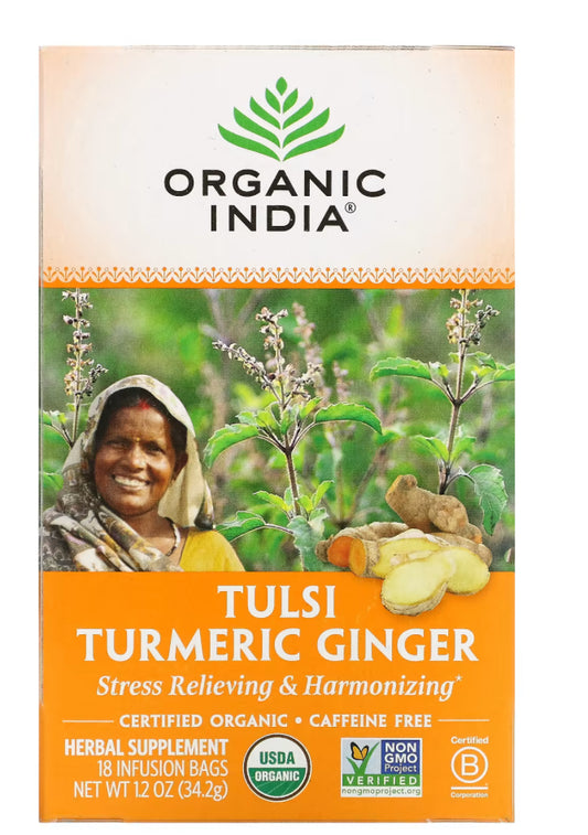 Tulsi Tea, Turmeric Ginger