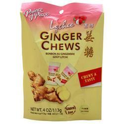 Prince of Peace Ginger Chews - 100% Natural Lychee