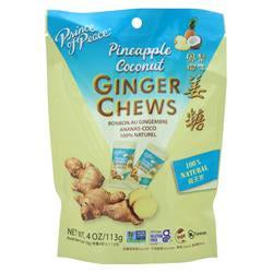 Prince of Peace Ginger Chews - 100% Natural Pineapple Coconut